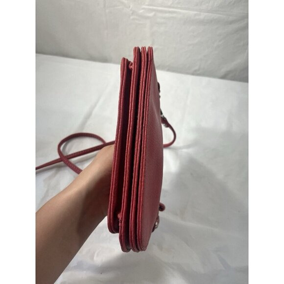 MNG accessories By Mango Small Crossbody Purse Red - Picture 13 of 15